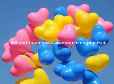 Luftballons in Herzform, Herzluftballons, Herzballons Luftballons-in-Herzform-Herzluftballons-Herzballons