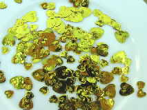 Hochzeitsdekoration Konfetti Loving Hearts Gold, Tischdeko goldene Herzen Hochzeitsdekoration Konfetti Loving Hearts Gold, Herzkonfetti, Tischdeko goldene Herzen