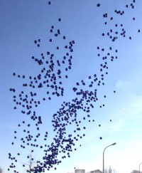 Ballonaufstieg