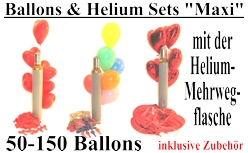 Hochzeitsdekoration mit 100 Ballonherzen