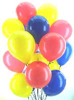 Latexballons Ballontraube mit 30 cm Latexballonen Latexballons Ballontraube