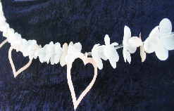Hochzeitsdekoration Flower Garland Hearts Bild