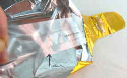 Folienballon mit Ventil