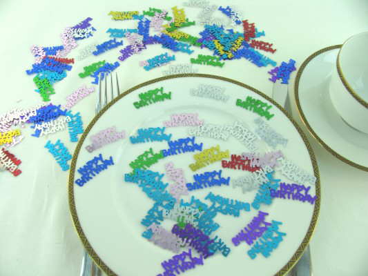 Konfetti “Happy Birthday”