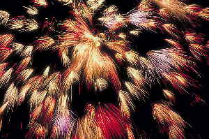 Hochzeit Feuerwerk Bild