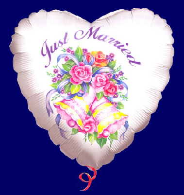 Hochzeit Dekoration Just Married 