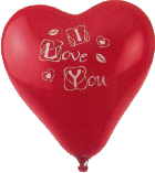Latexherz IloveYou