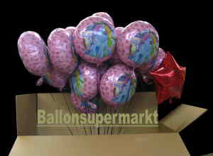 Little Pony Kindergeburtstag mit Ballons im Karton