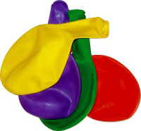 Luftballons aus Latex