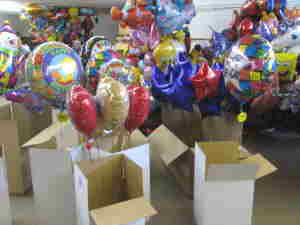 Luftballons Versandhandel