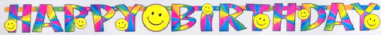 Geburtstag Smiley Banner Happy Birthday 1 Geburtstag Smiley Banner Happy Birthday 1