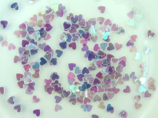 Konfetti “Sparkle Hearts Pearl” 2