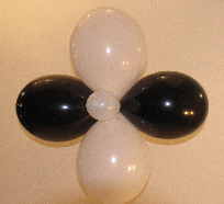Ballondeko-Ballons-Latexballons-Blumen-aus-Luftballons-Partyballons-Dekoration