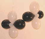 Luftballons Blumen, Luftballons-Ballonblumen-Dekoration-aus-Latexballons