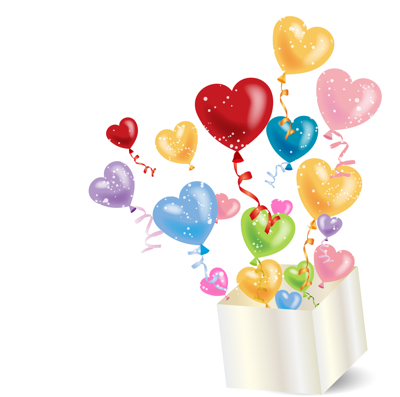 Die Geschenkidee: Luftballons Versand im Karton