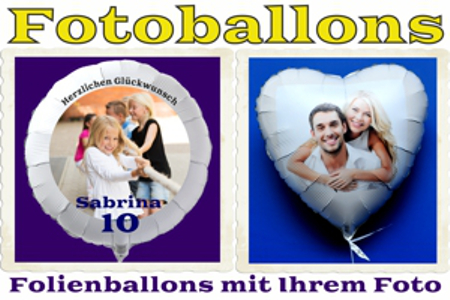 Fotoballons im Versand