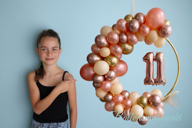 Dekoration zum 11. Geburtstag