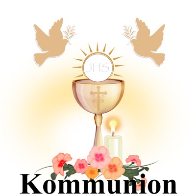 zur Kommunion Deko und Ballons