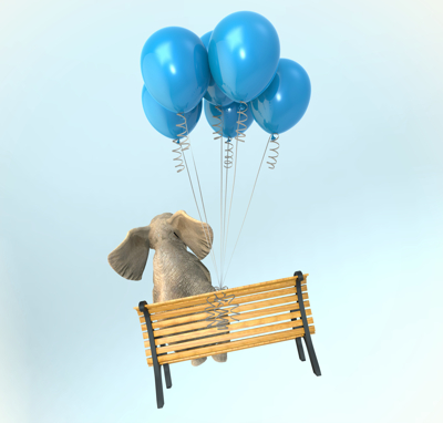 luftballons tragen gewicht