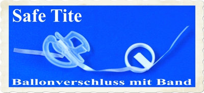 Safe Tite Ballonverschluss mit Ballonband