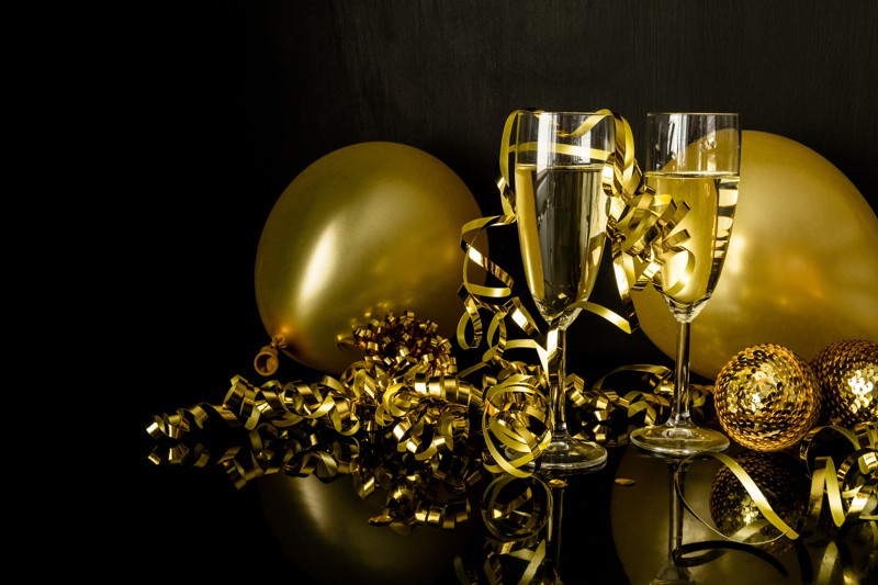 Silvester Dekoration Luftballons